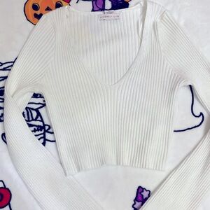 The cutest long sleeve crop top